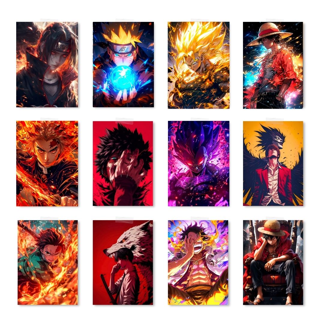 5,000 Premium ANIME Licensed Designs – Editable 4K PNG Graphics